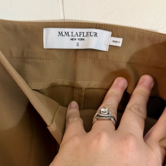 MM Lafleur The Foster Cigarette Pant - PowerStretch Tan Size 0 - Picture 9 of 13